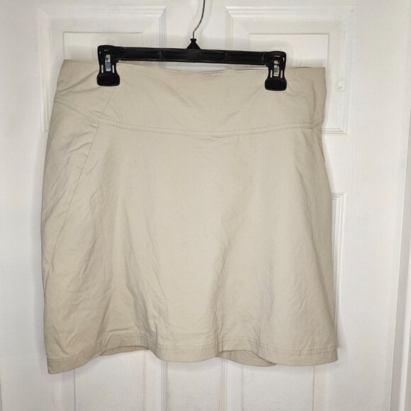 Royal Robbins Beige Stretch Nylon/Spandex Skorts Size 10 - Picture 2 of 5